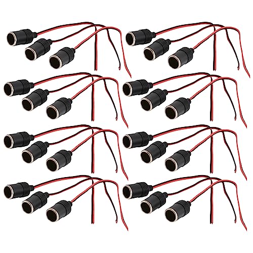 シガーソケット メス シガライター電源ソケット 電源ソケット 車 (24個)