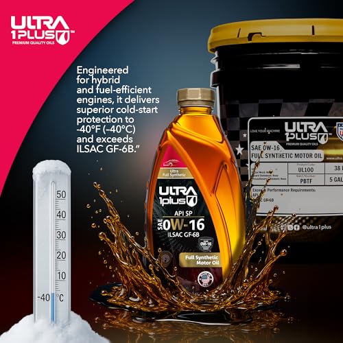 Aceite para motor sintético ULTRA 1PLUS SAE 0W-16 1 Qt miniatura 4