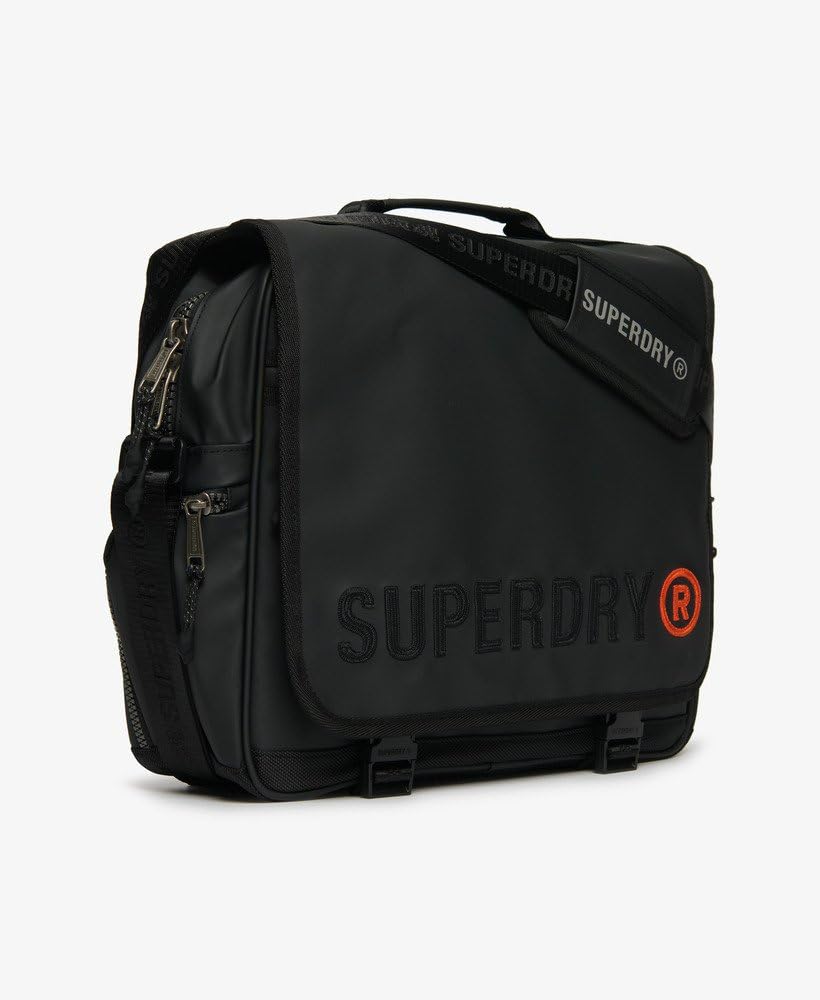 Bolsas y alforjas superdry tarp Record 02a Black, Negro , Talla única, Casual