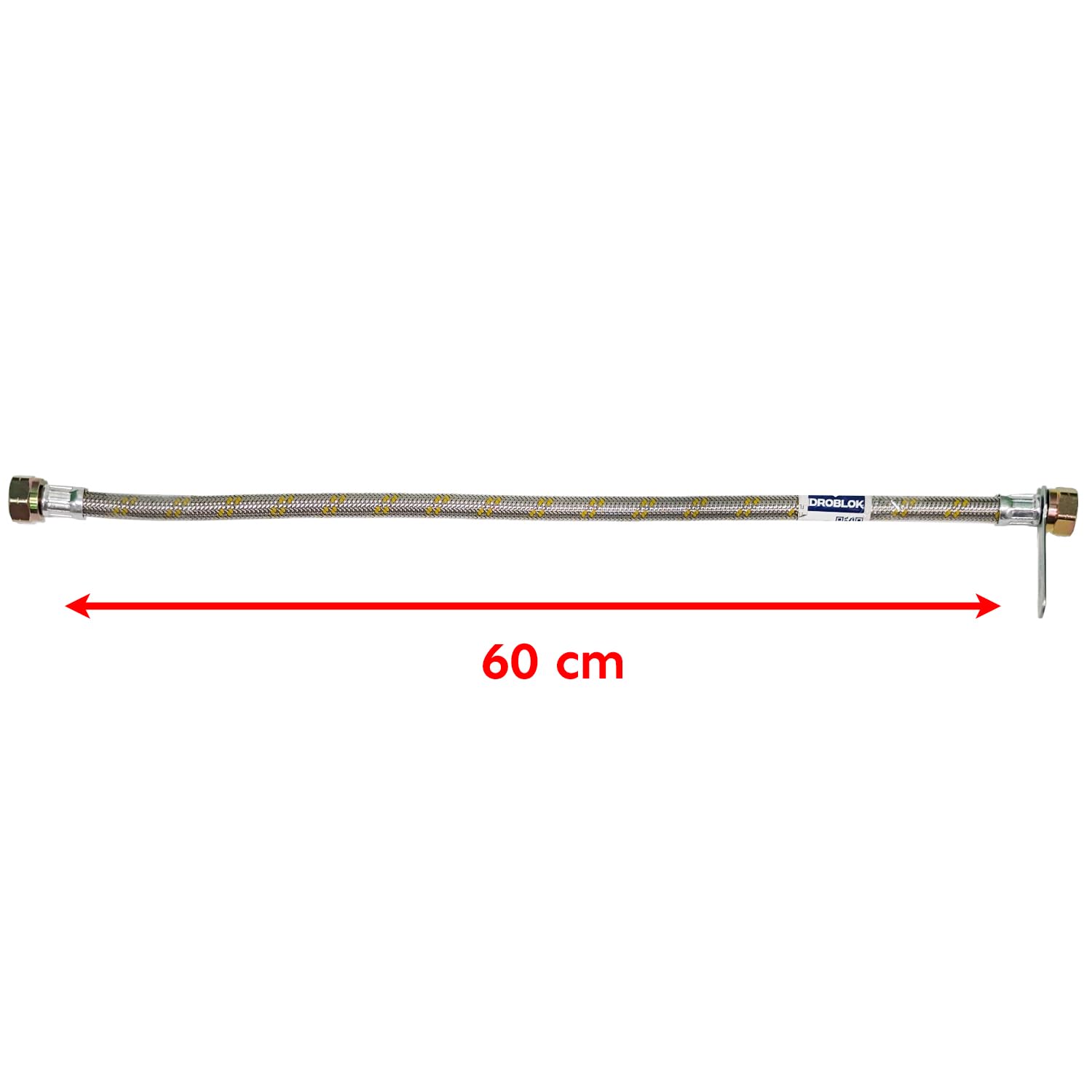 Sicignano LPG-Schlauch, F/F – Propangas-Flüssigkeit Butan – Schlauchanschluss nach UNI CIG 7140 – mit Schlüssel, 20 x 14 mm, maximaler Druck 10 bar (60 cm)