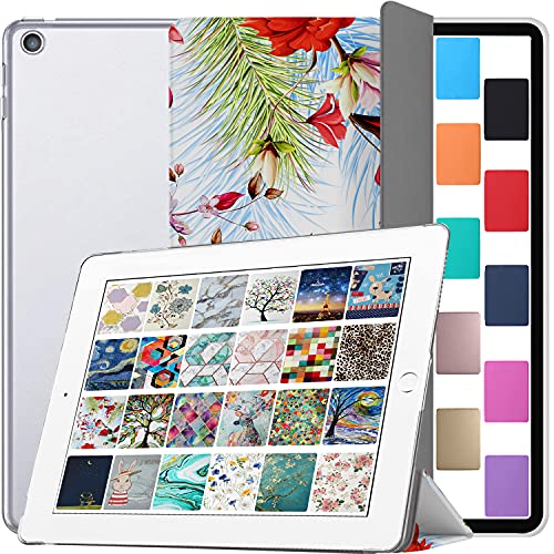 Image of DuraSafe Cases for iPad mini 5 Gen 2019 7.9 Inch [ Mini 5th Gen ] A2133 A2124 A2126 MUQY2HN /A MUQW2HN /A MUQX2HN /A MUU52HN /A PrintediPad Cover with Translucent Frosted Hard Back - Birds & Flowers
