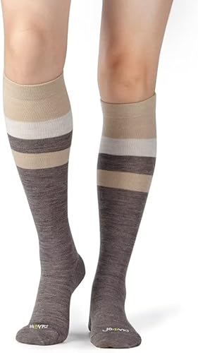 Miniatura 3 de ja vie JAVIE - Calcetines de compresión graduados de 80% lana merino extra cómodos para mujeres y hombres (15-20 mmHg)