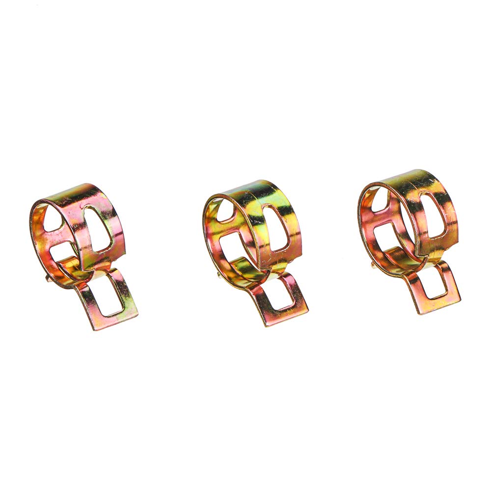 Suleve 120Pc Tubi Flessibili Per Tubi Flessibili Per Tubi Morsetto Per Tubi A 6 Dimensioni Molla A Molla Clip Per Tubi Placcata In Zinco Colorato