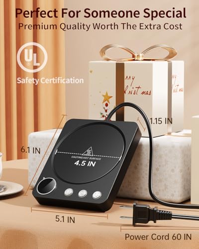 SWEETFULL 36W Coffee Mug Warmer with Auto Shut-Off