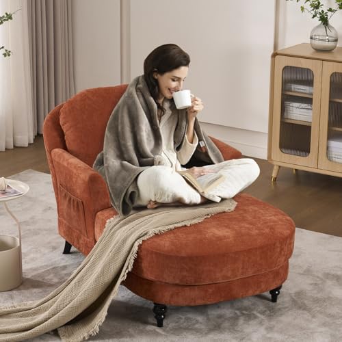 Chaise Lounge Chair Indoor, 59.8'Oversized Couch Reading...