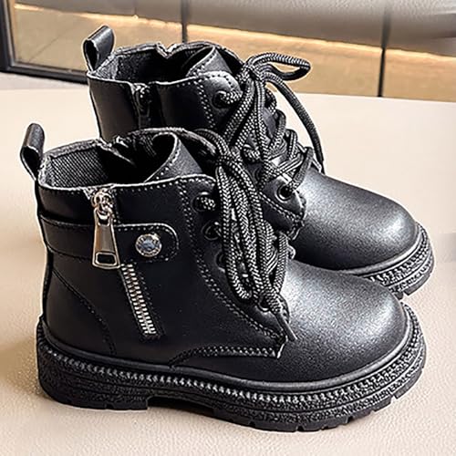 IWIHMIV Toddler Boy Winter Boots Toddler Hiking Boots Toddler Waterproof Snow Boots Kids Winter Warm Boots for Boys and Girls3