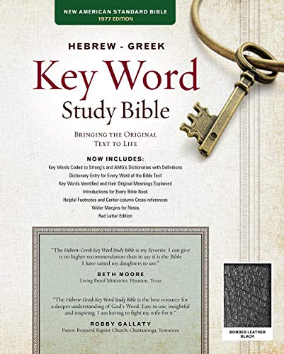 The Hebrew-Greek Key Word Study Bible: NASB-77 Edition, Black Bonded (Key Word Study Bibles)