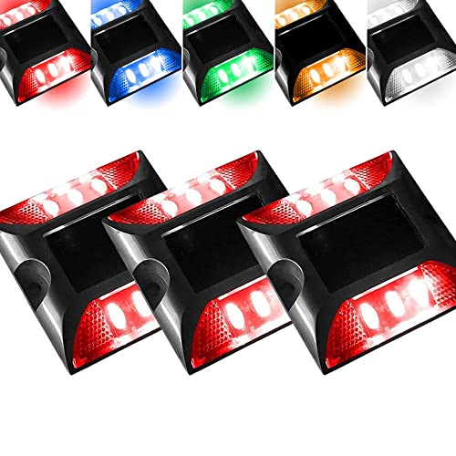 iimono117 道路鋲 ソーラー 自動充電 LED 道路 照明 ポール センターライン 縁石 反射板 視線誘導 合流帯 安全性 路肩鋲 車庫