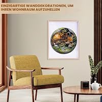 WOODBESTS Holzpuzzles für Erwachsene - Moosbewachsene Bibliothek – Ansicht 7