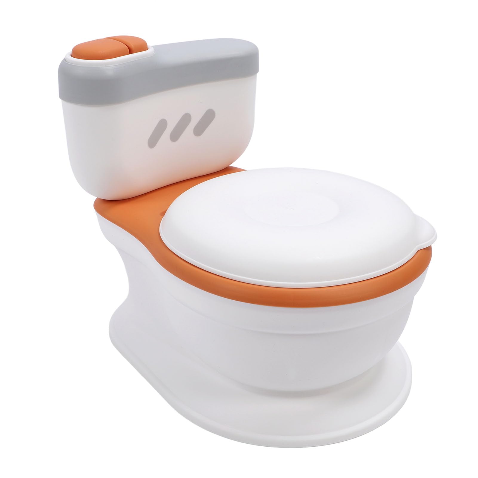 Asixxsix Toilette per l'addestramento Al Vasino, Vasino Portatile per Bambini con Paraspruzzi, con Pulsanti di Scarico, Suono di Scarico e Dispenser di Fazzoletti per Bambini Dai 18 Mesi in su