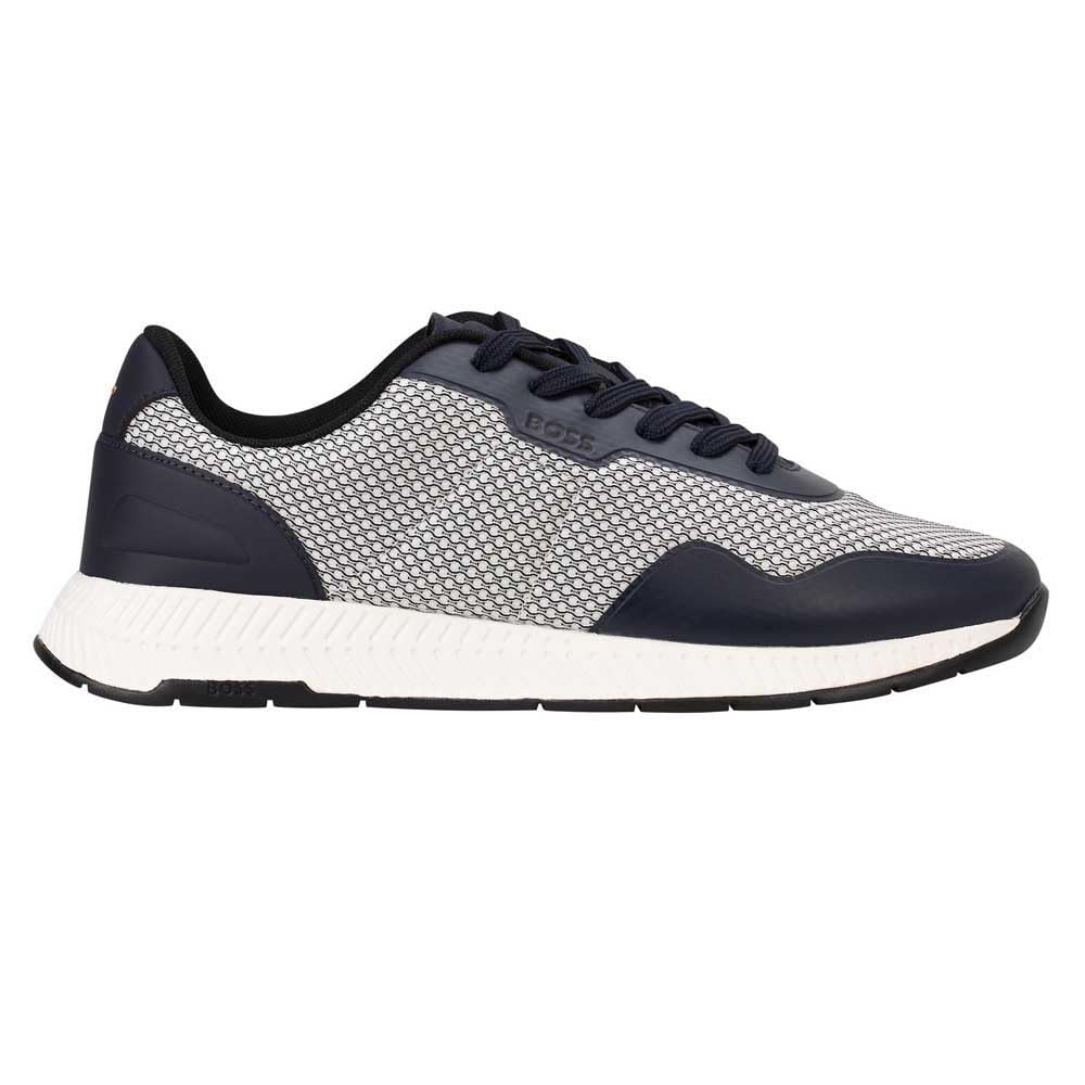 Boss Men's Blue Titanium Runners in Size 10, Sports Direct