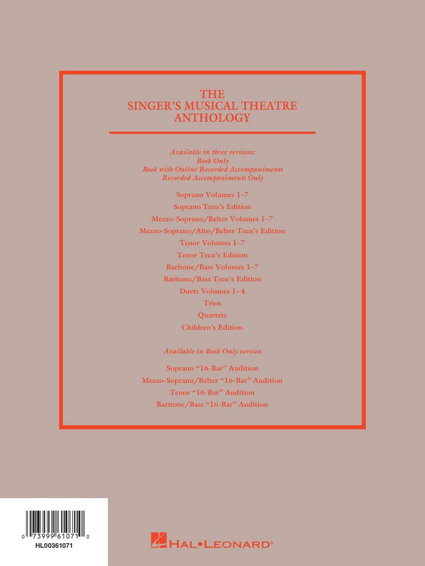 Singers Musical Theatre: Soprano Volume 1 (Singer's Musical Theatre Anthology (Songbooks))