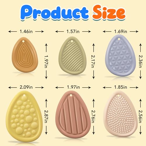 5% Off 6-Pack Fidget Stones for Anxiety Relief - Image 3