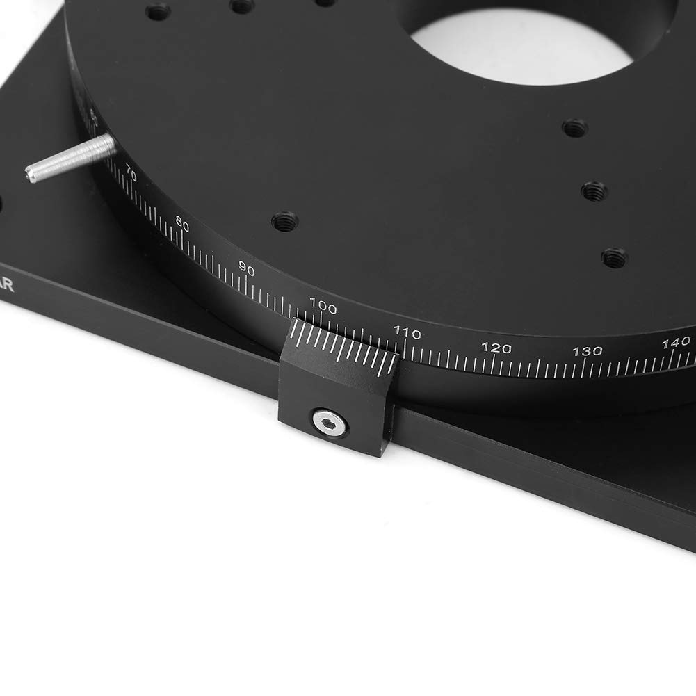 Manueller Rotationstisch 160 Mm X 30 Mm, Rotierende Plattform, Präzisionslager-Gleitabstimmtisch, SEMR160-AR, Ideal für Produktionsmaschinen, Testgeräte, Optische Experimente
