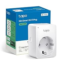 Tapo P100M Matter Presa Smart Plug, Intelligente, WiFi, Compatibile con Alexa e Google Home, Spegnimento Automatico, Controllo Remoto Tramite APP Tapo, 10A, 2300W