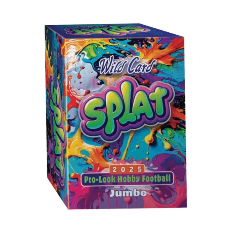 Amazon.com: 2025 Wild Card Splat Pro-Look Football Hobby Jumbo