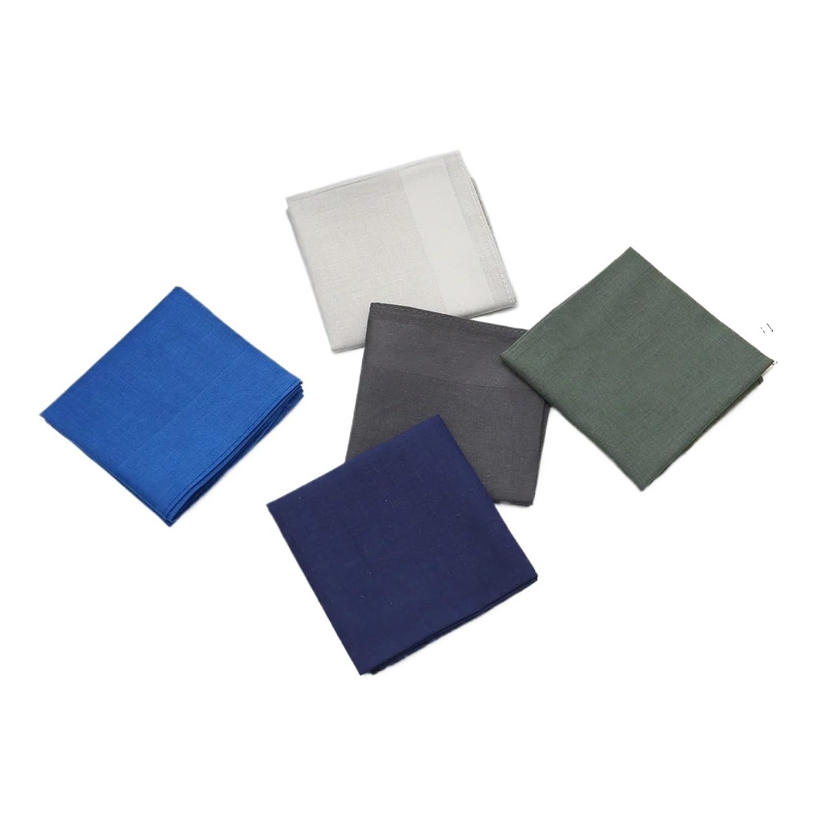 Fazzoletto da Taschino per Uomo Fazzoletto da taschino sottile in cotone 12 pezzi 40 cm