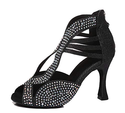 Chaussures de danse latine L417 : finis les pieds douloureux en talon de 9 cm