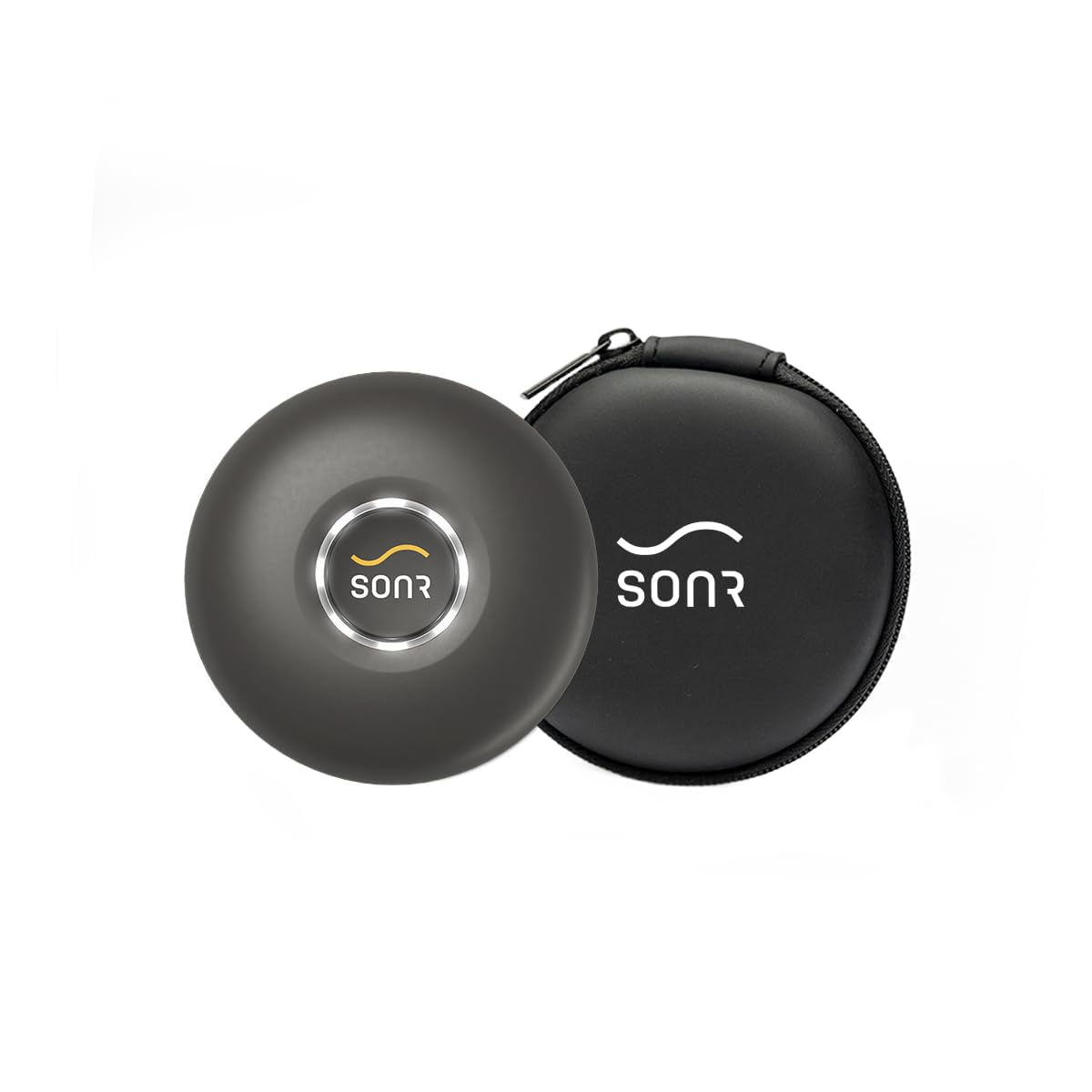 SONR Music 2-in-1 Bundle – Open-Ear Underwater Music Player for Swimmers & Storage case (Graphite)