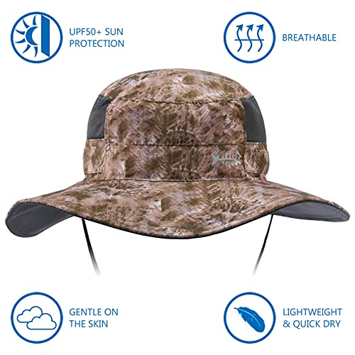 Image of BASSDASH UPF 50+ Sun Fishing Hat Water Resistant with Detachable Neck Flap