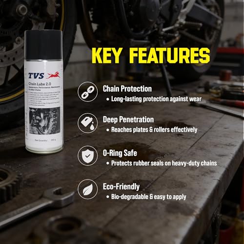 TVS Chain Lube 2.0 for Bike Chains, 250g - Image 4