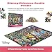 Ceaco Disney Princess Royal Windows Jigsaw Puzzle – 1500 Piece Puzzle for Adults, Stained Glass–Style Princess Artwork, Includes Reference Poster