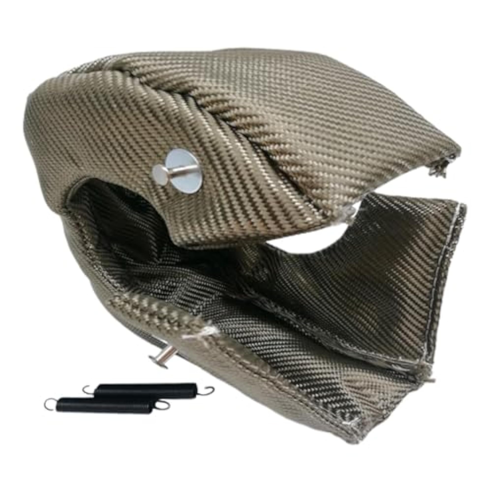 Turbocharger Cover Wrap with Locking Springs