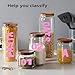 Starboling 2 inch 16 Sheets Light Pink Alphabet Sticker Self Adhesive Vinyl Letter Stickers Mailbox Numbers for Bulletin Boards Classroom Home Decor