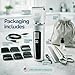 Furry Touch Dog Grooming Kit - 2 Power Modes Quiet & Strong, Cordless Dog Clippers for Grooming & Dogs Hair Trimmer for Groomings, Ceramic Blades, 6 Guide Combs, Rechargeable Trimmer for Cats and Pets
