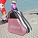 Skating Gear Organizer - Sleek Storage Solution for Rollers and Ice Skates, Pink
