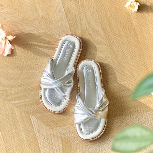 Image of THEE BRON Girls Cute Slip-On Slippers Stylish Sandals for Toddlers & Kids