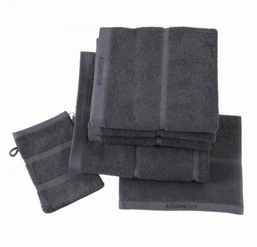 Preisvergleich Produktbild Handtuch 55x100 Adagio Aquanova, Farbe:Dunkelgrau