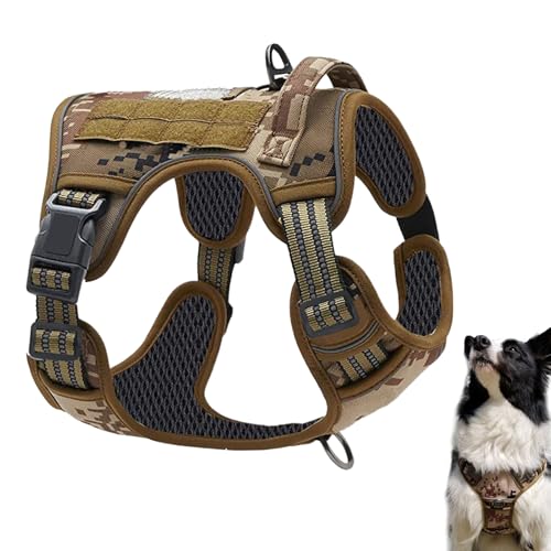 Pettorina Per Cani Da Lavoro - Pettorina Ad Alta Resistenza Per Passeggiate - Accessorio con Maniglia per Passeggiate Escursioni Avventure Outdoor