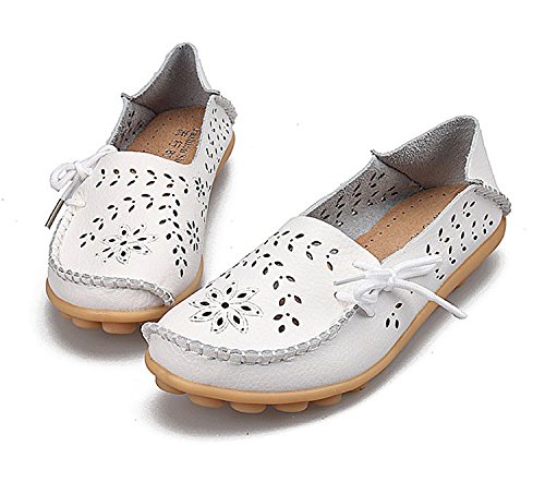 Women's Flat Shoes Daily Leisure, Elegant Korean Fashion Shoes 11B(M) US White