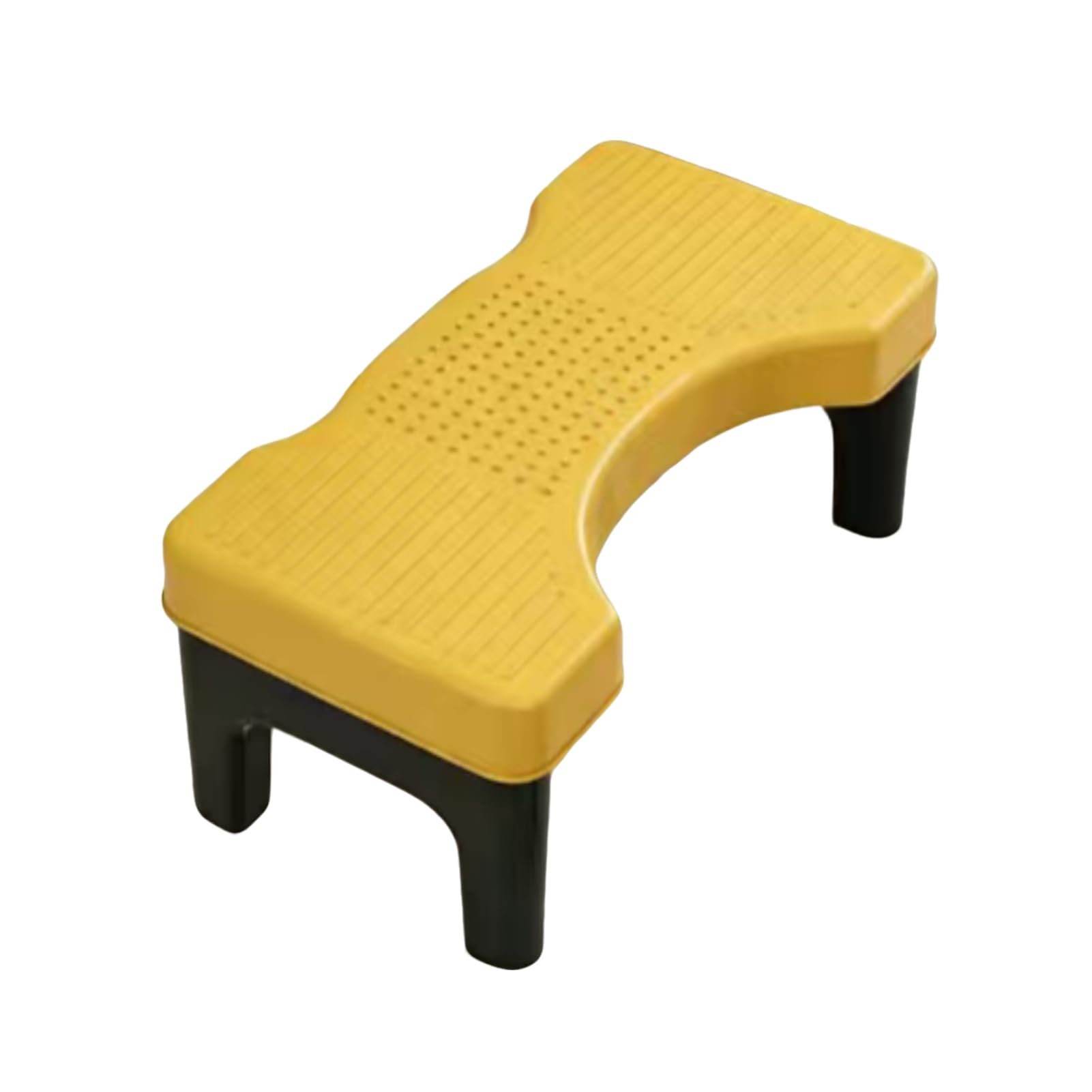 Fußstütze For Unter Dem Schreibtisch Bei Der Arbeit, Leichter Toiletten-Fußhocker, Maximale Belastung 120 Kg, Verhindert Das Überkreuzen Beine Und Verbessert Die Körperhaltung(Yellow)