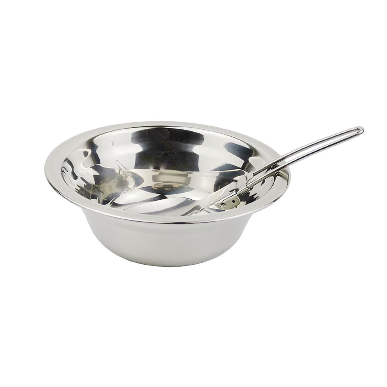 Mikinona 1Set Portable Stainless Steel Camping Cookware People Durable Tableware Combination for Outdoor Cooking Picnic and Travel Lightweight and Compact Design