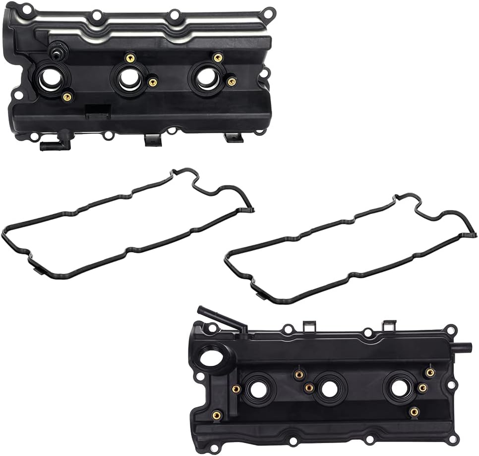 ECCPP Valve Cover Gasket Sets Compatible for 2003-2007 for Nissan 350Z 2003-2008 for Infiniti M35 G35 FX35 Replaces 13264-AM600 Left/Right Valve Covers Kit