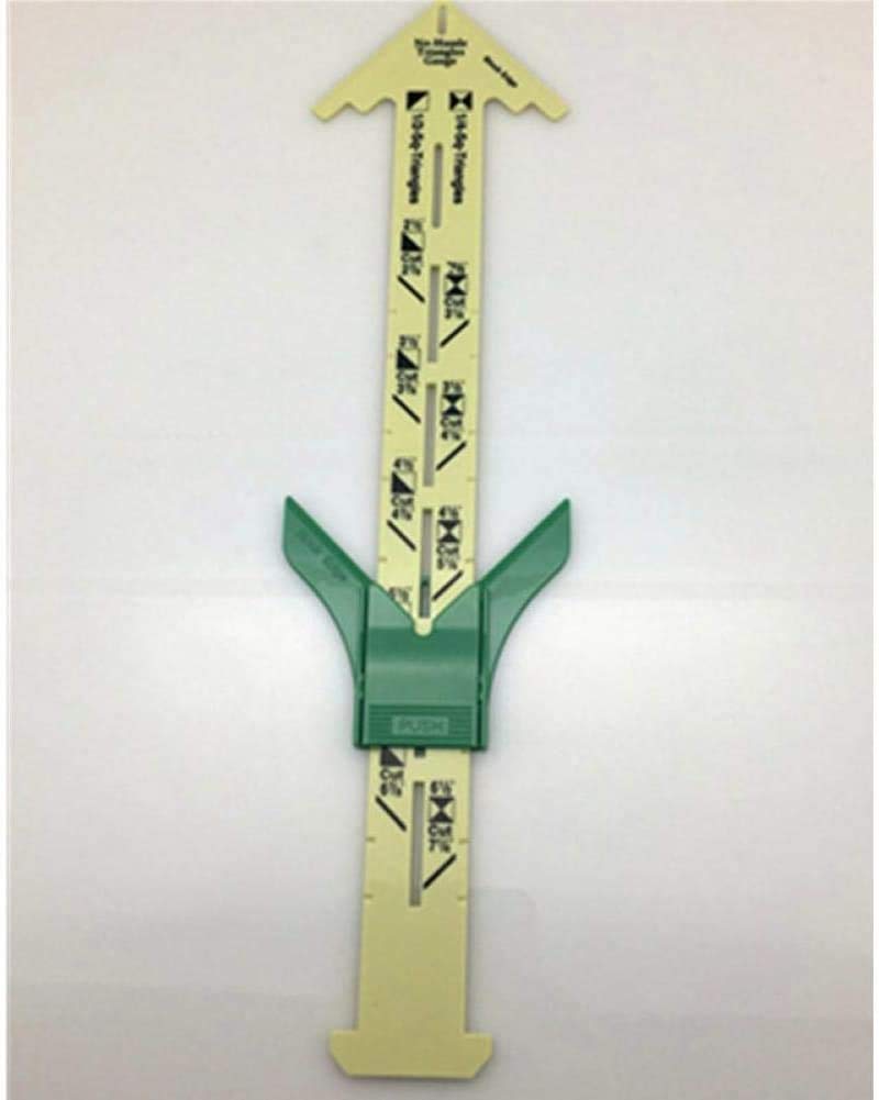 XIGAWAY 5 in 1 glijdende meter meten naaien patchwork liniaal kleermaker doek snijden kleermaker maatstaf Yardstick Quilten Tool (A24