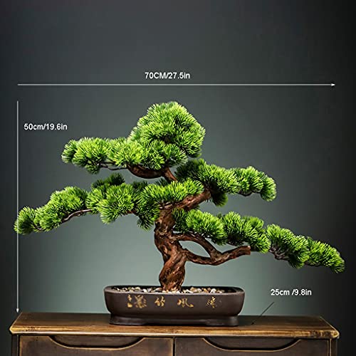 Künstlicher Bonsai-Baum Künstliche Willkommen Kiefer Topfpflanzen, Gefälschte Bäume, Grünpflanzen, Hoteleingang Dekoration, Bonsai Dekoration, Podocarpus Großer Topf - Image 3