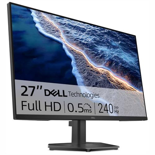 Image of Dell G27 Series Gaming Monitor - 27 inch FHD (1920x1080) 240 Hz 16:9 Display, 0.5ms Response time, 99% RGB Display AMD FreeSync, 2X HDMI, Anti Glare, DisplayPort 1.4, Tilt Adjustable - Black