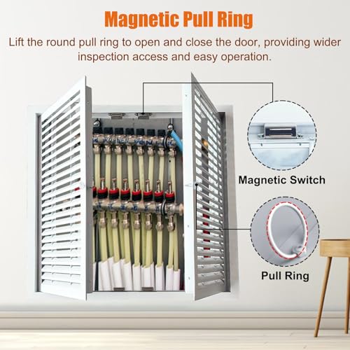 Trampilla Pladur panel de doble acceso 85x75cm ventilada para yeso 3