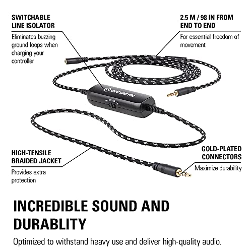 elgato chat link pro - audio adapter for ps5 ps4 nintendo switch capture voice chat gameplay sound extra long cable