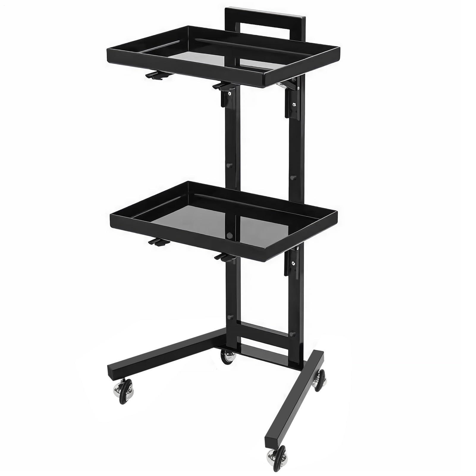 de Salón con Ruedas Organizador de Acero Inoxidable de Intensivo | Con Ruedas Para Peluqueria Para Salon De Belleza, Spa, Estetica, Aula Y Suministros Para Peluqueria
