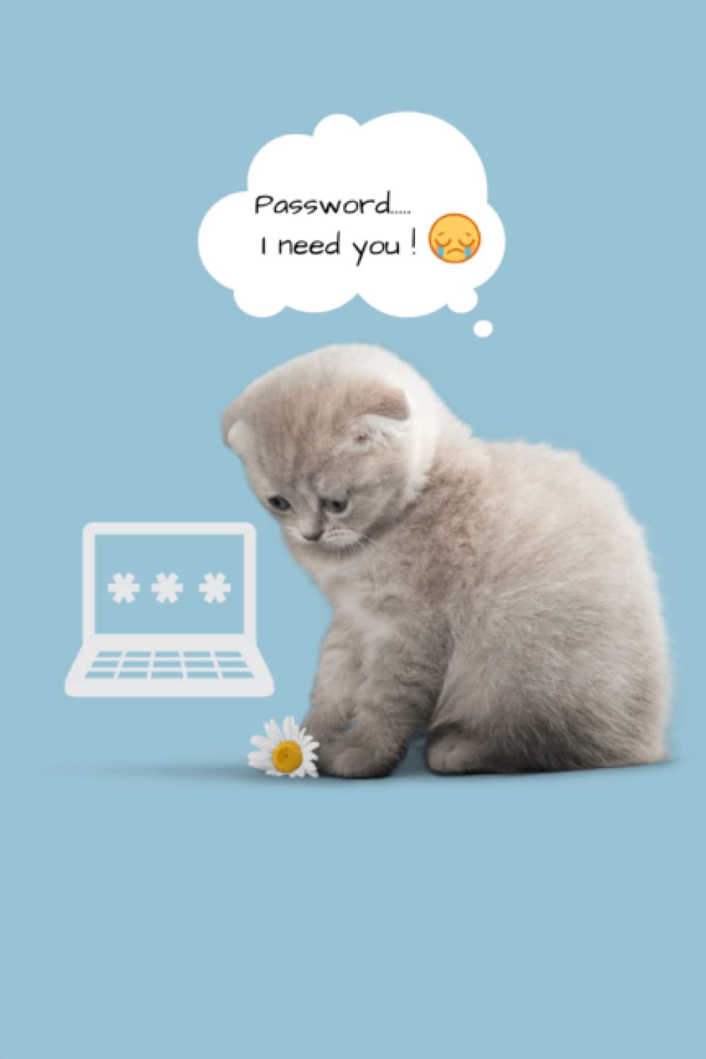 Cat Password Book | Password/Contact Book | Alphabetical Password Tracker: Internet Log Book To Organize Your Website Passwords In One Secure Convenient Place