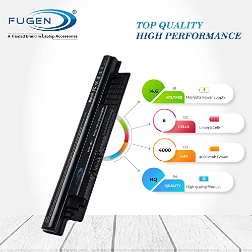 Image of 0MF69 XCMRD 6-Cell Laptop Battery Compatible for Dell Inspiron 14 14R 15 15R (3421, 3437, 3457, 5421, 3521, 5537, 5521) Black