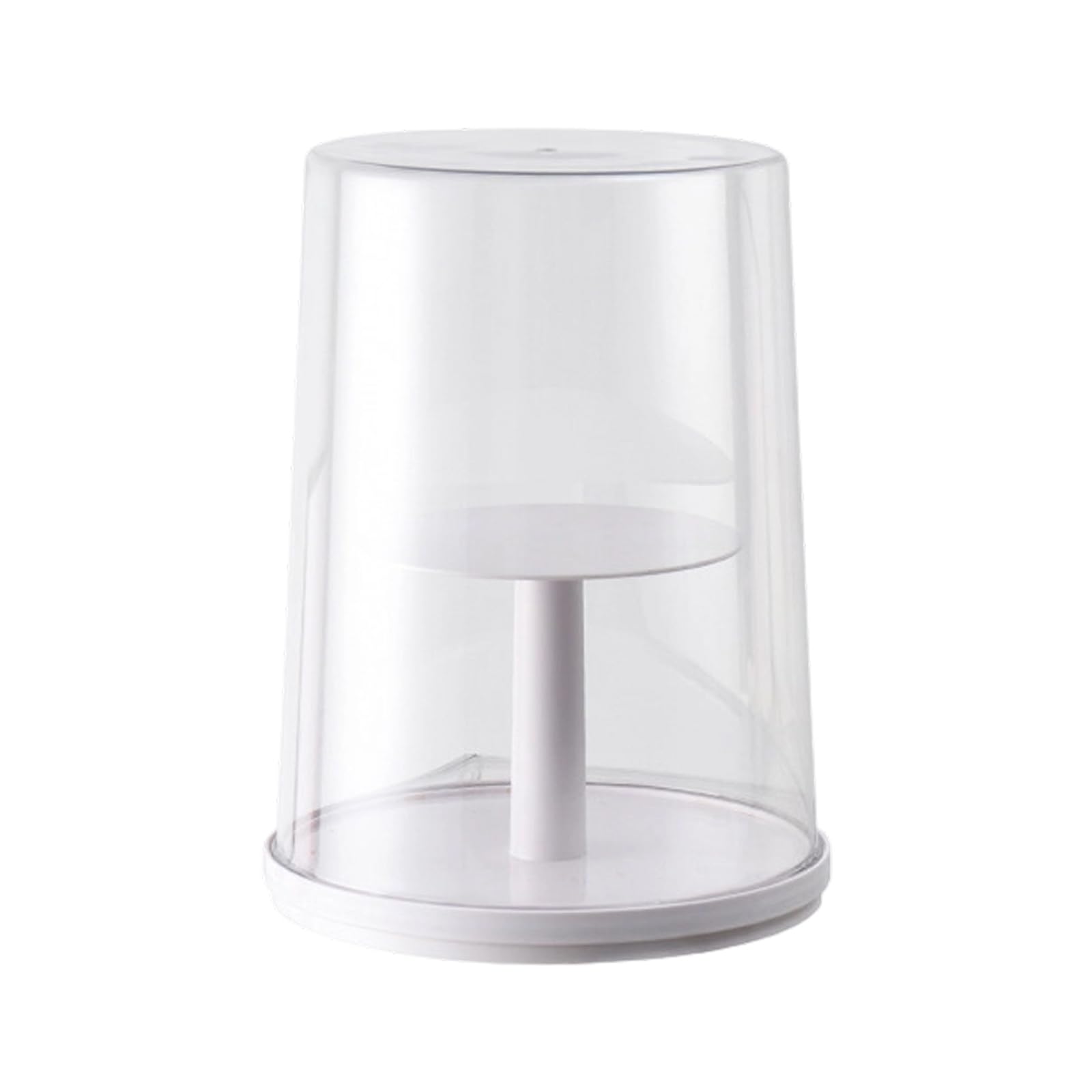 Piceioep Clear Teas Set Organizers Adjustable Dividers Secure Stackable Portable Design for Home Use Modularized Kitchen Storage Container