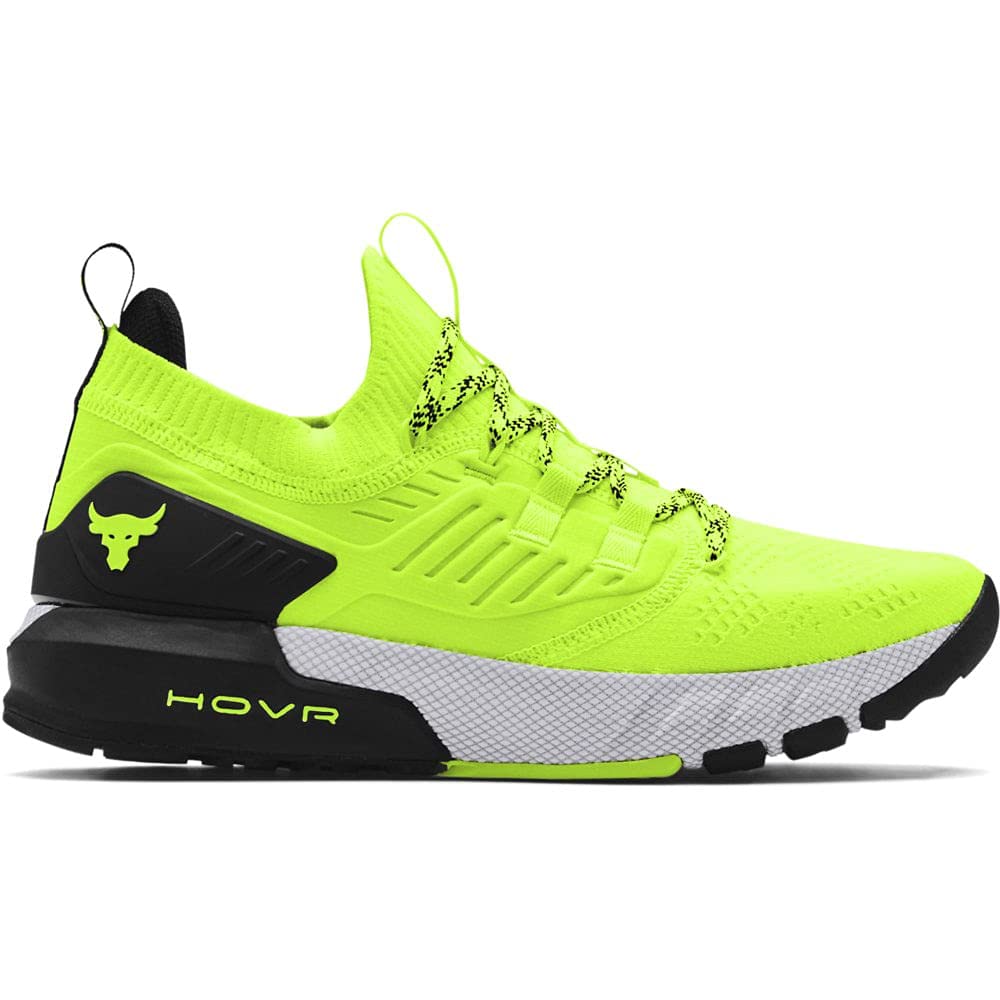 Under Armour Men's Project Rock 3 Training Shoe (10, Yellow/Black, Numeric_10)