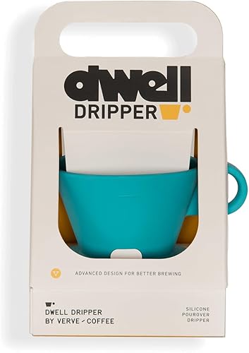 Miniatura 1 de Verve Dwell Dripper - Juego de cafetera, gotero de café no eléctrico, cafetera manual (azul)