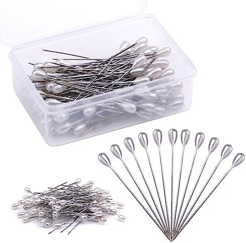 Housoutil 90 Pièces Transparent Triangular Corsage Pins For Clothing