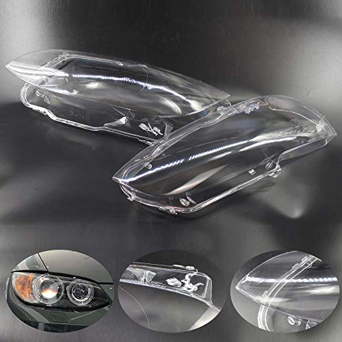 TBVECHI 2pcs Headlight Headlamp Lens Cover for 2006-2010 BMW E92 E93 Coupe M3 328i 335i Left and Right Headlight Clear Lens Cover